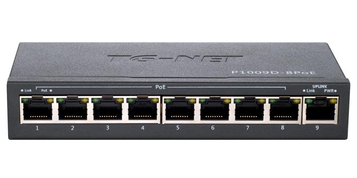 TG-NET P1009D-8PoE-120W